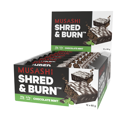 Musashi Shred & Burn Protein Bars