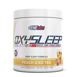 ehp labs oxysleep 40serve iced peach tea